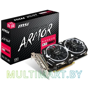 Видеокарта MSI Radeon RX 570 Armor OC 8GB GDDR5 картинка 5